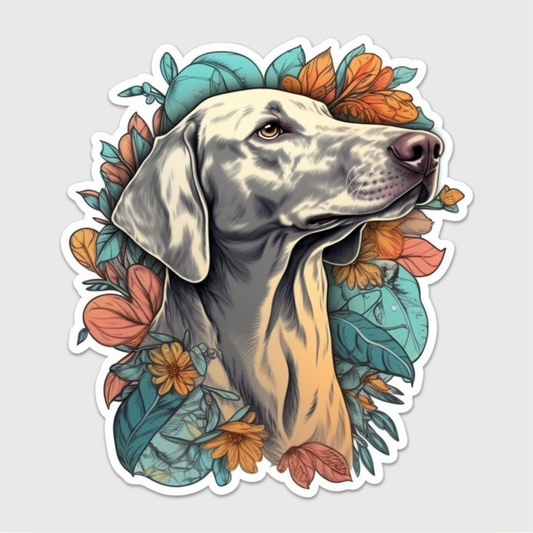 Weimaraner Weimaraner Dog Vinyl Decal Sticker for Car, Laptop, Tumbler and more # 009826