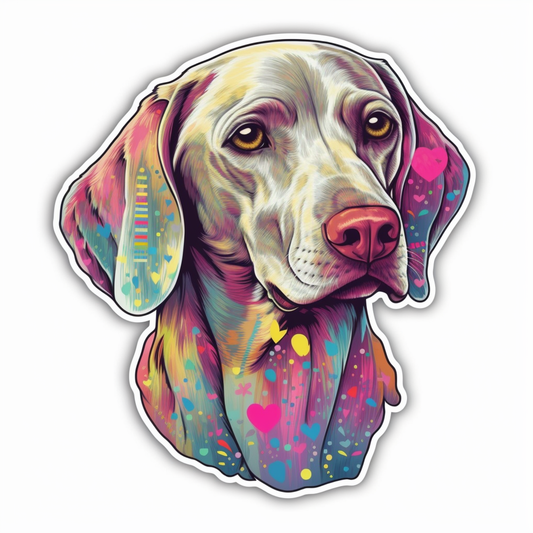 Weimaraner Weimaraner Dog Vinyl Decal Sticker for Car, Laptop, Tumbler and more # 009800