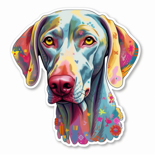 Weimaraner Weimaraner Dog Vinyl Decal Sticker for Car, Laptop, Tumbler and more # 009799