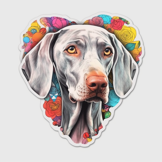 Weimaraner Weimaraner Dog Vinyl Decal Sticker for Car, Laptop, Tumbler and more # 009832