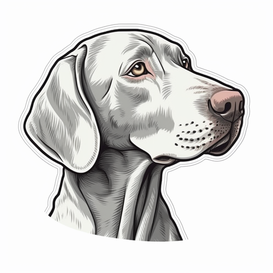 Weimaraner Weimaraner Dog Vinyl Decal Sticker for Car, Laptop, Tumbler and more # 009785