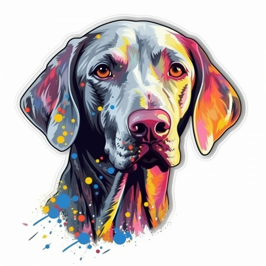 Weimaraner Weimaraner Dog Vinyl Decal Sticker for Car, Laptop, Tumbler and more # 009787