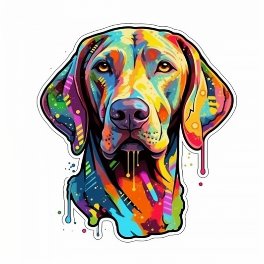 Weimaraner Weimaraner Dog Vinyl Decal Sticker for Car, Laptop, Tumbler and more # 009786
