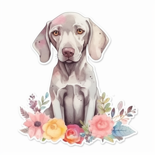 Weimaraner Weimaraner Dog Vinyl Decal Sticker for Car, Laptop, Tumbler and more # 009835