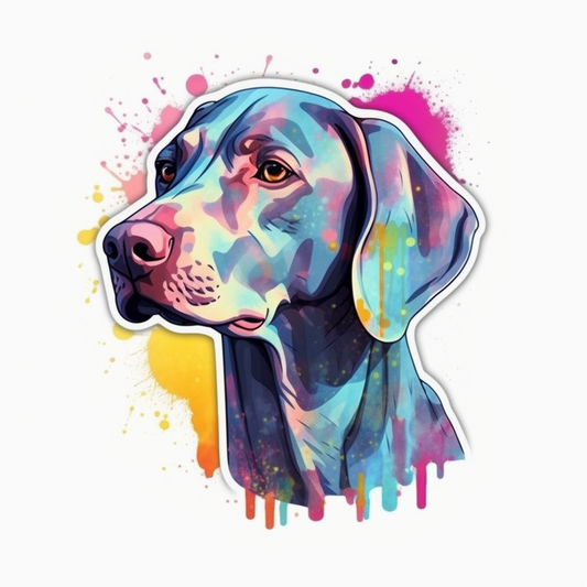 Weimaraner Weimaraner Dog Vinyl Decal Sticker for Car, Laptop, Tumbler and more # 009823