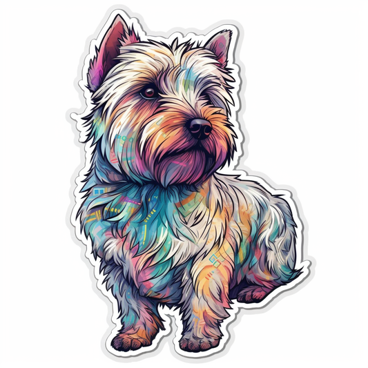 West Highland White Terrier West Highland Dog Vinyl Decal Sticker for Car, Laptop, Tumbler and more # 0010056