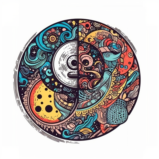 YinYang Vinyl Decal Sticker for Car, Laptop, Tumbler and more # 008600