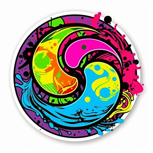 YinYang Vinyl Decal Sticker for Car, Laptop, Tumbler and more # 008610