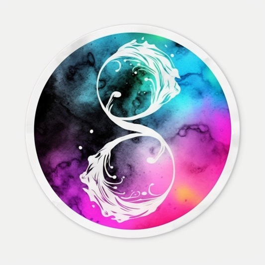 YinYang Vinyl Decal Sticker for Car, Laptop, Tumbler and more # 008609