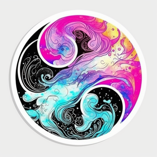 YinYang Vinyl Decal Sticker for Car, Laptop, Tumbler and more # 008601