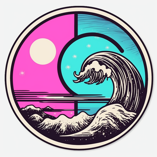 YinYang Vinyl Decal Sticker for Car, Laptop, Tumbler and more # 008594