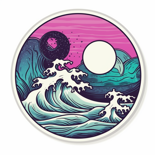 YinYang Vinyl Decal Sticker for Car, Laptop, Tumbler and more # 008607