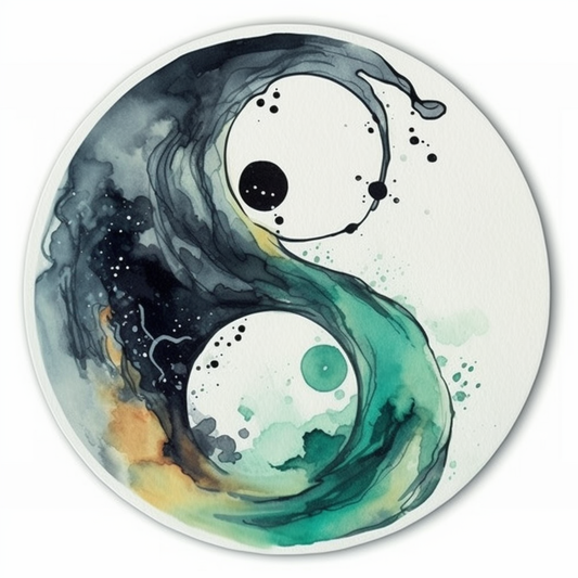 YinYang Vinyl Decal Sticker for Car, Laptop, Tumbler and more # 008608