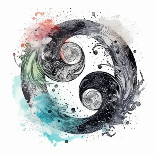 YinYang Vinyl Decal Sticker for Car, Laptop, Tumbler and more # 008603