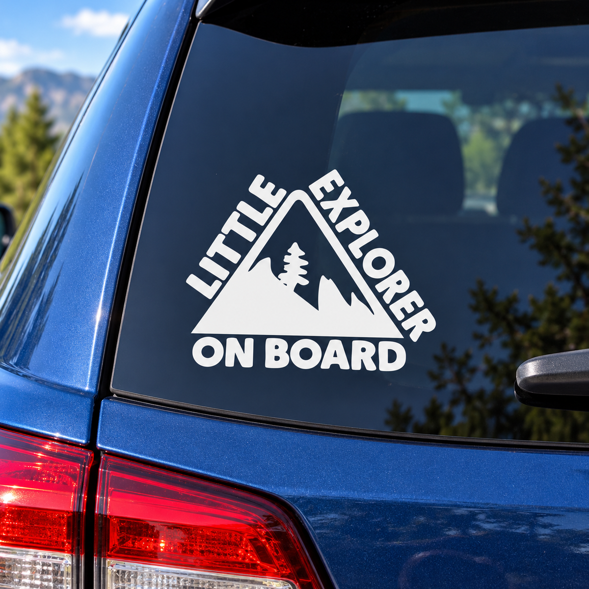 W16 white Little Explorer on Board