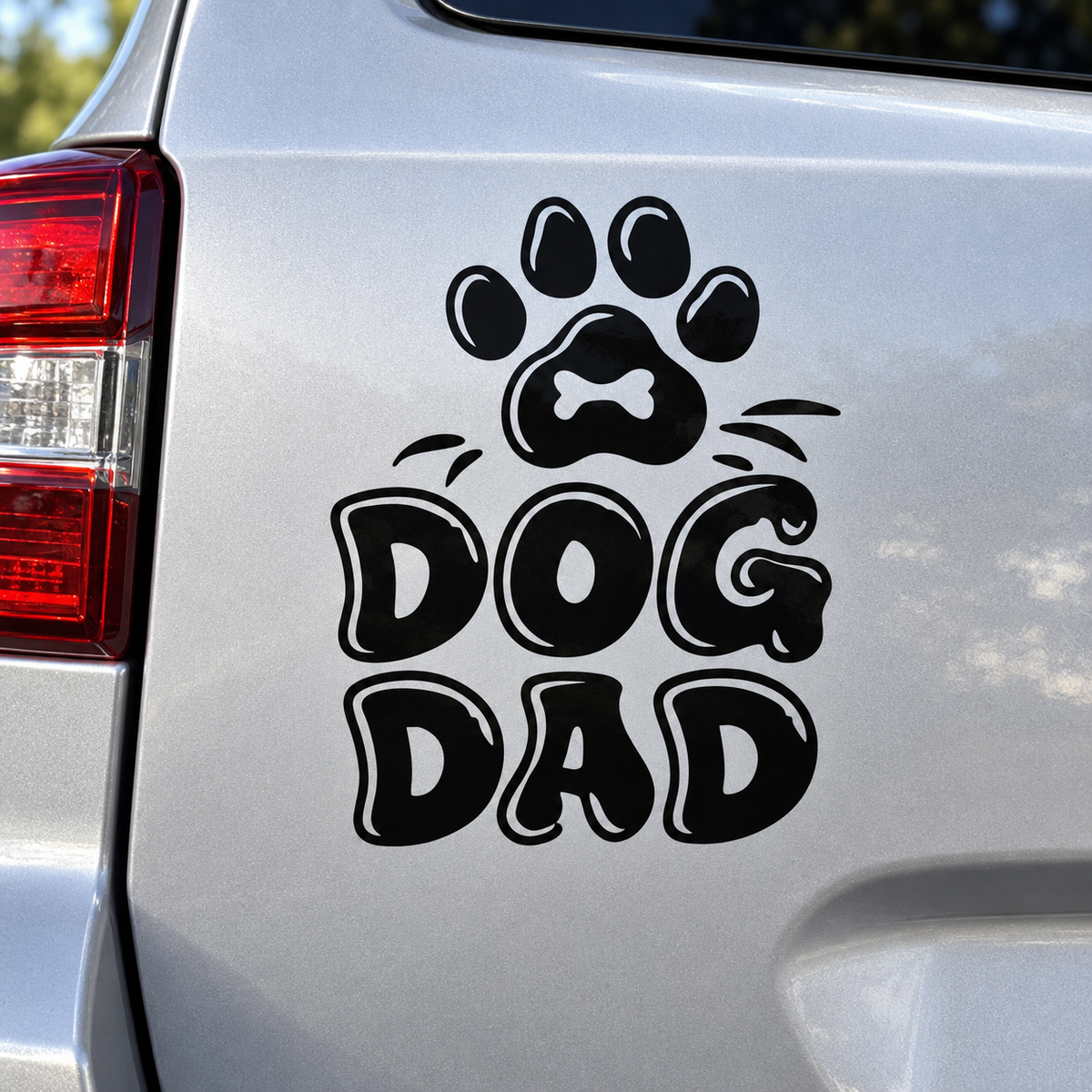 Dog Dad W34 black design