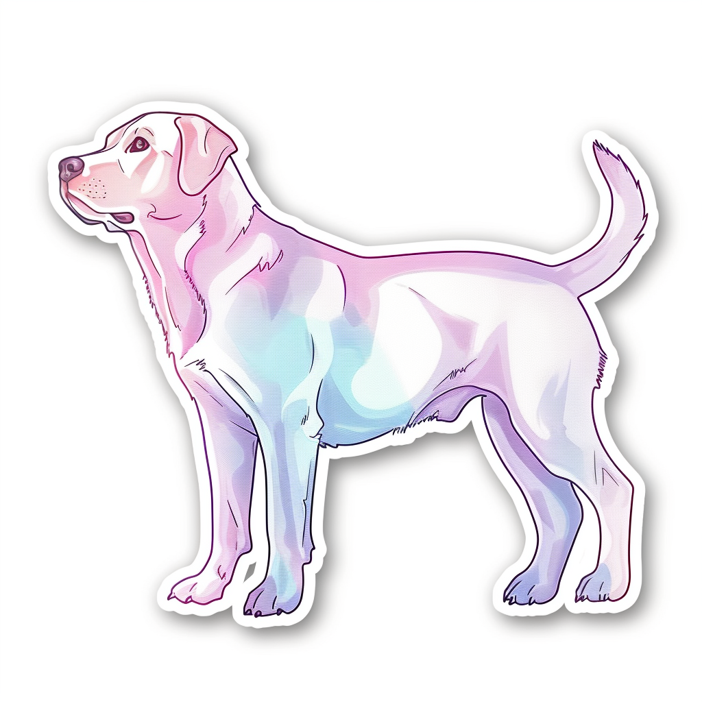 Labrador Retriever Dog Vinyl Decal Sticker for Car, Laptop, Tumbler and more # F06708