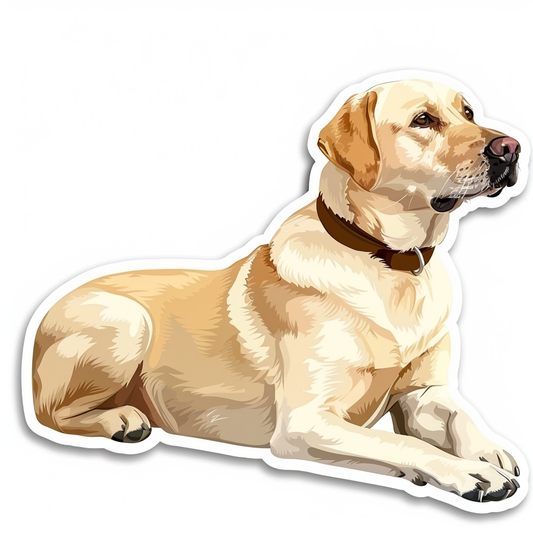 Labrador Retriever Dog Vinyl Decal Sticker for Car, Laptop, Tumbler and more # F06848