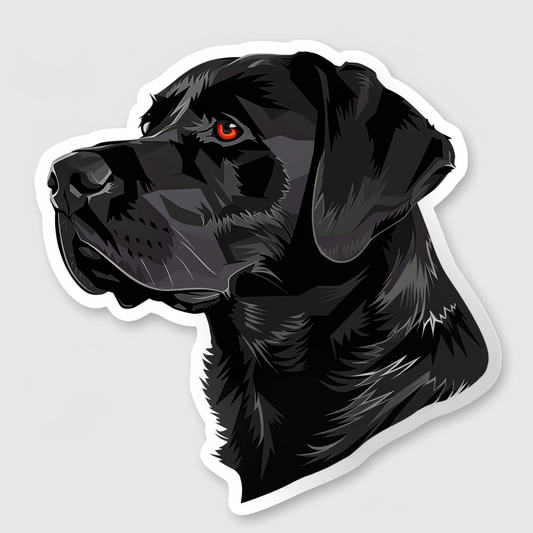 Labrador Retriever Dog Vinyl Decal Sticker for Car, Laptop, Tumbler and more # F06853