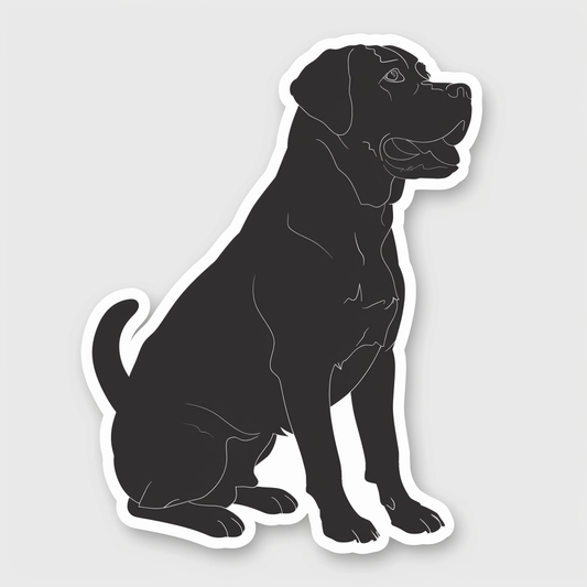 Labrador Retriever Dog Vinyl Decal Sticker for Car, Laptop, Tumbler and more # F06867