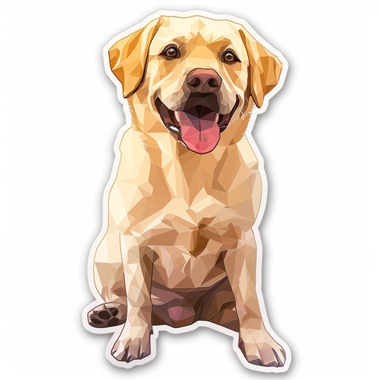Labrador Retriever Dog Vinyl Decal Sticker for Car, Laptop, Tumbler and more # F06707