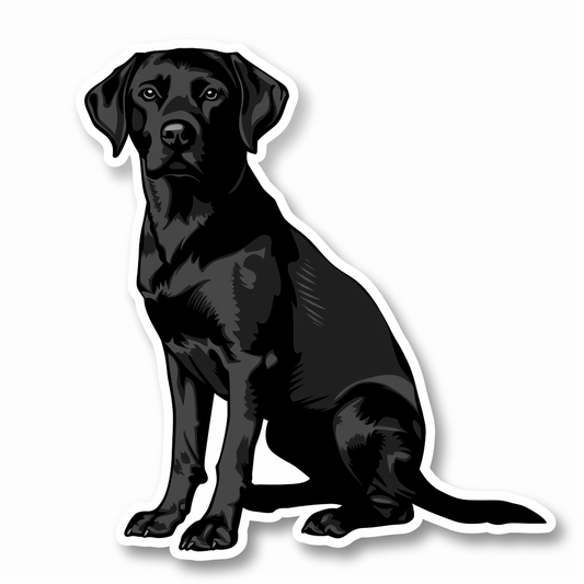 Labrador Retriever Dog Vinyl Decal Sticker for Car, Laptop, Tumbler and more # F06706