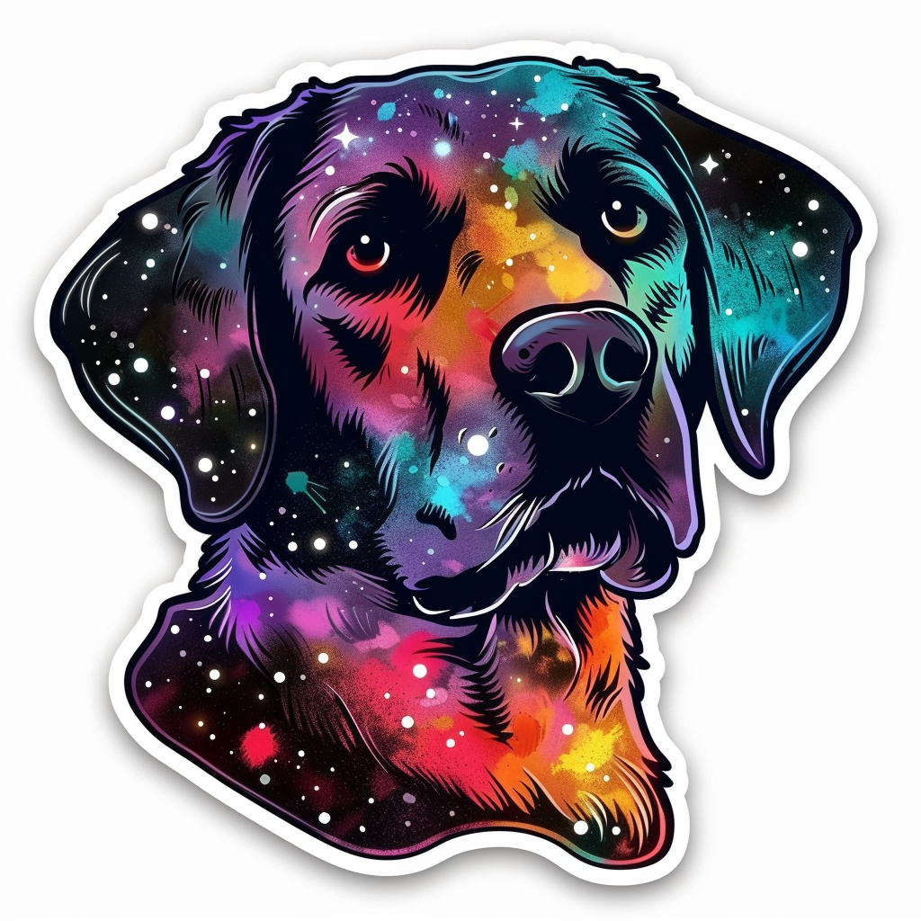 Labrador Retriever Dog Vinyl Decal Sticker for Car, Laptop, Tumbler and more # F06705
