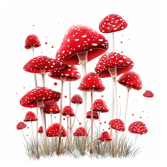 Mushrooms Vinyl Decal Sticker for Car, Laptop, Tumbler and more # F07003