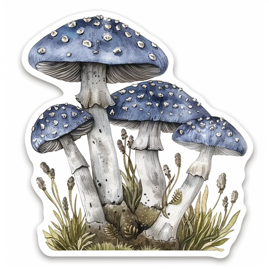 Mushrooms Vinyl Decal Sticker for Car, Laptop, Tumbler and more # F06940