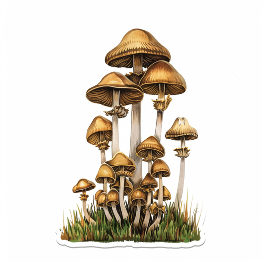 Mushrooms Vinyl Decal Sticker for Car, Laptop, Tumbler and more # F06828