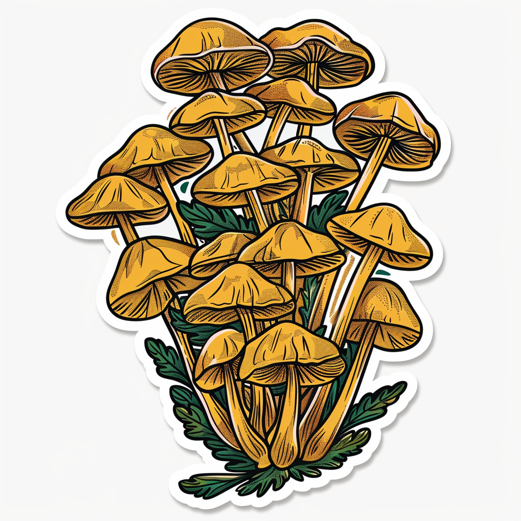 Mushrooms Vinyl Decal Sticker for Car, Laptop, Tumbler and more # F06927