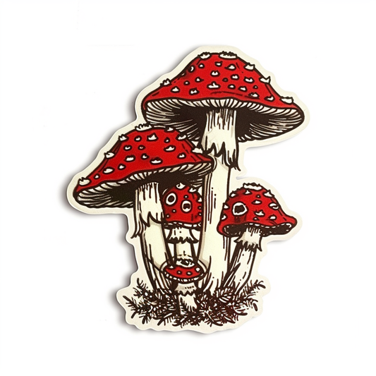 Mushrooms Vinyl Decal Sticker for Car, Laptop, Tumbler and more # F06847