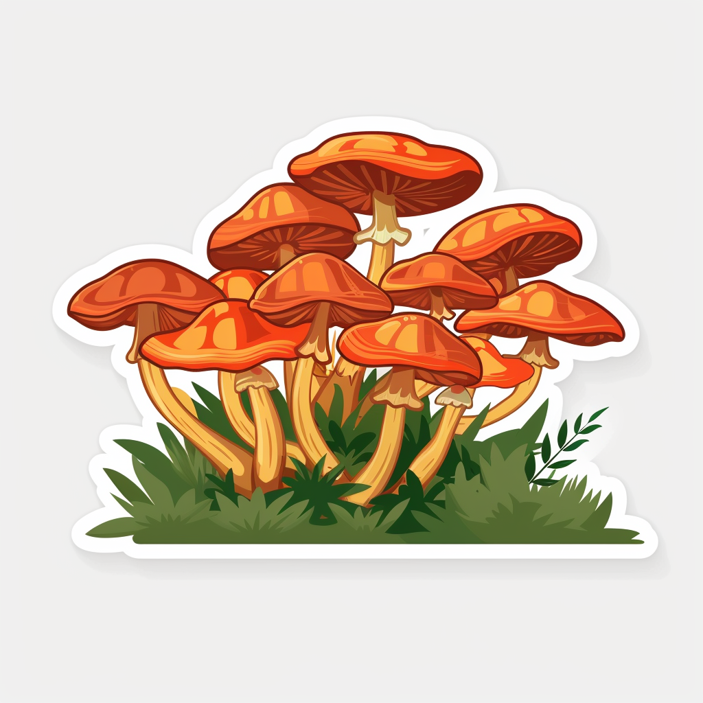 Mushrooms Vinyl Decal Sticker for Car, Laptop, Tumbler and more # F06977