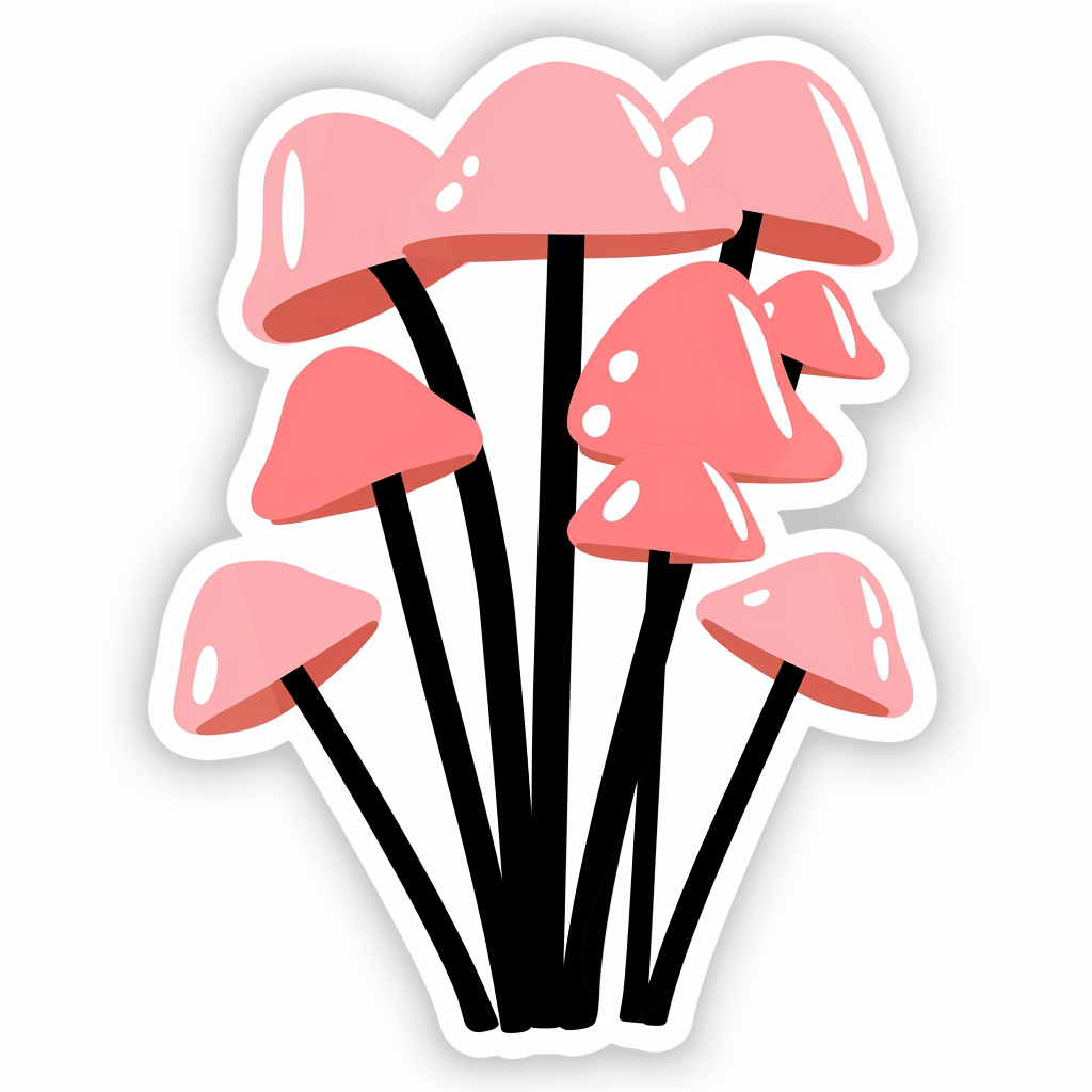 Mushrooms Vinyl Decal Sticker for Car, Laptop, Tumbler and more # F06931