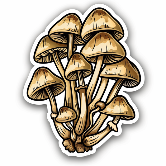 Mushrooms Vinyl Decal Sticker for Car, Laptop, Tumbler and more # F06964
