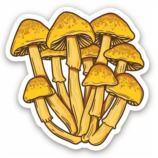 Mushrooms Vinyl Decal Sticker for Car, Laptop, Tumbler and more # F06919