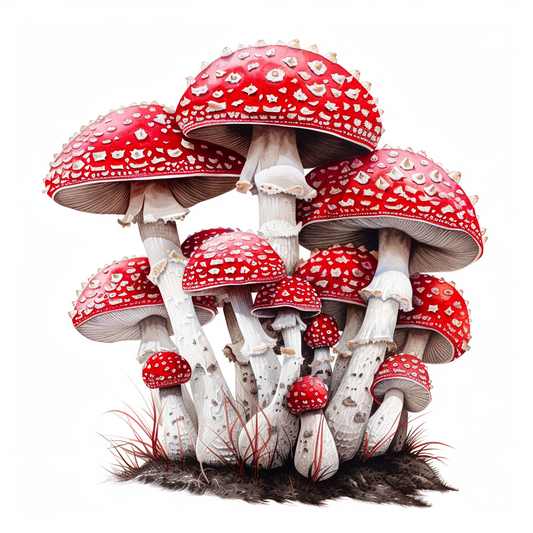 Mushrooms Vinyl Decal Sticker for Car, Laptop, Tumbler and more # F06804