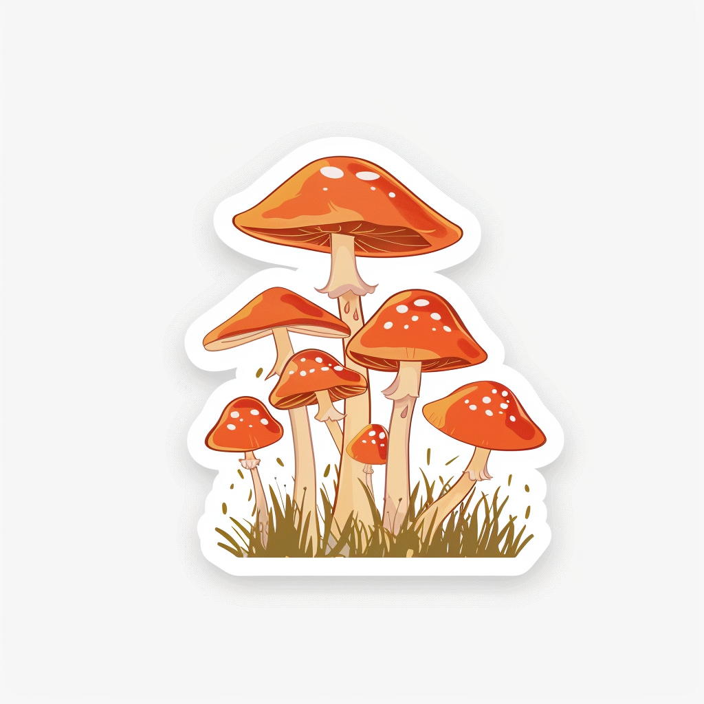 Mushrooms Vinyl Decal Sticker for Car, Laptop, Tumbler and more # F06825