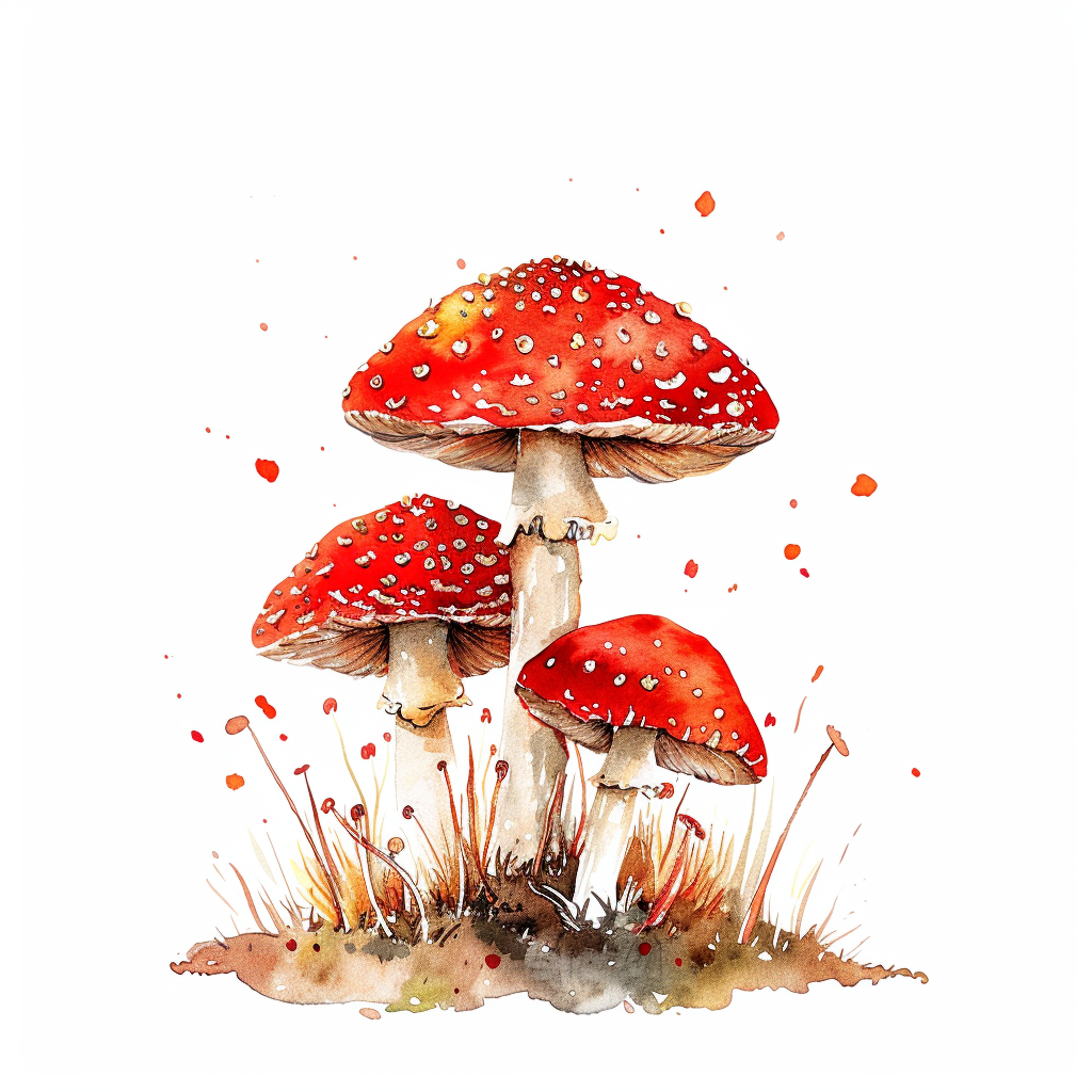 Mushrooms Vinyl Decal Sticker for Car, Laptop, Tumbler and more # F06973