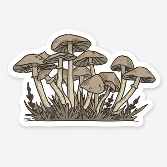 Mushrooms Vinyl Decal Sticker for Car, Laptop, Tumbler and more # F06888