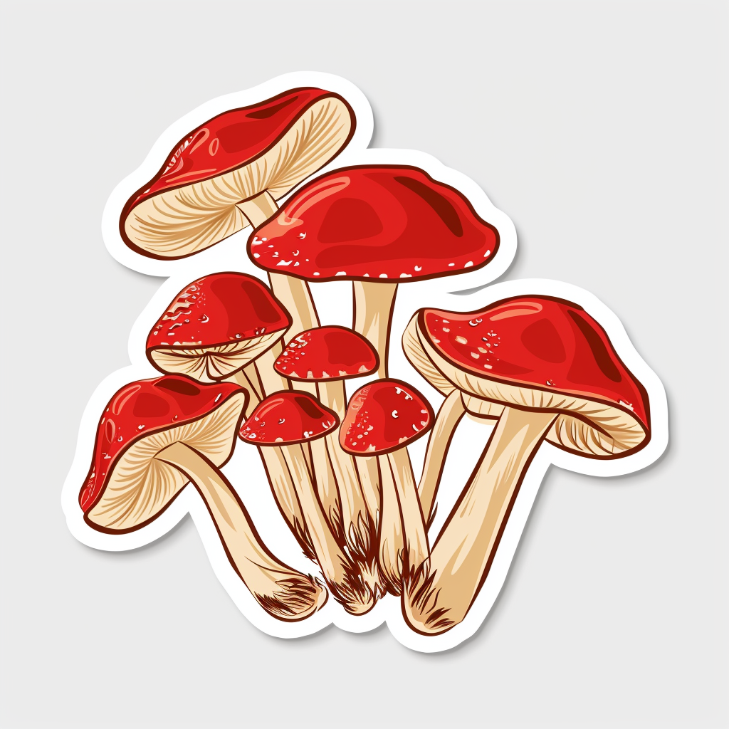 Mushrooms Vinyl Decal Sticker for Car, Laptop, Tumbler and more # F06790