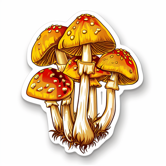 Mushrooms Vinyl Decal Sticker for Car, Laptop, Tumbler and more # F06904
