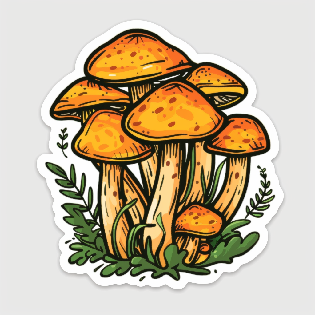 Mushrooms Vinyl Decal Sticker for Car, Laptop, Tumbler and more # F06912