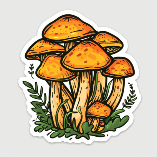 Mushrooms Vinyl Decal Sticker for Car, Laptop, Tumbler and more # F06912