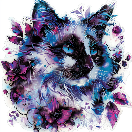 Ragdoll Cat Vinyl Decal Sticker for Car, Laptop, Tumbler and more # F06777