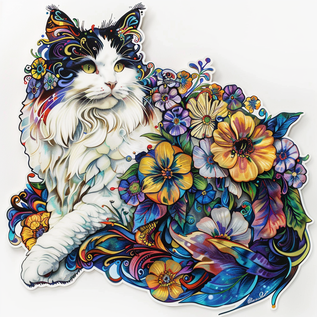 Ragdoll Cat Vinyl Decal Sticker for Car, Laptop, Tumbler and more # F06761