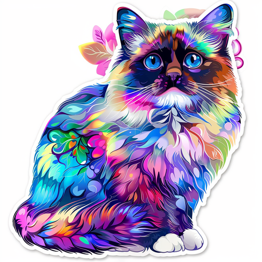 Ragdoll Cat Vinyl Decal Sticker for Car, Laptop, Tumbler and more # F06759