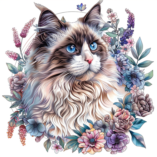 Ragdoll Cat Vinyl Decal Sticker for Car, Laptop, Tumbler and more # F06768