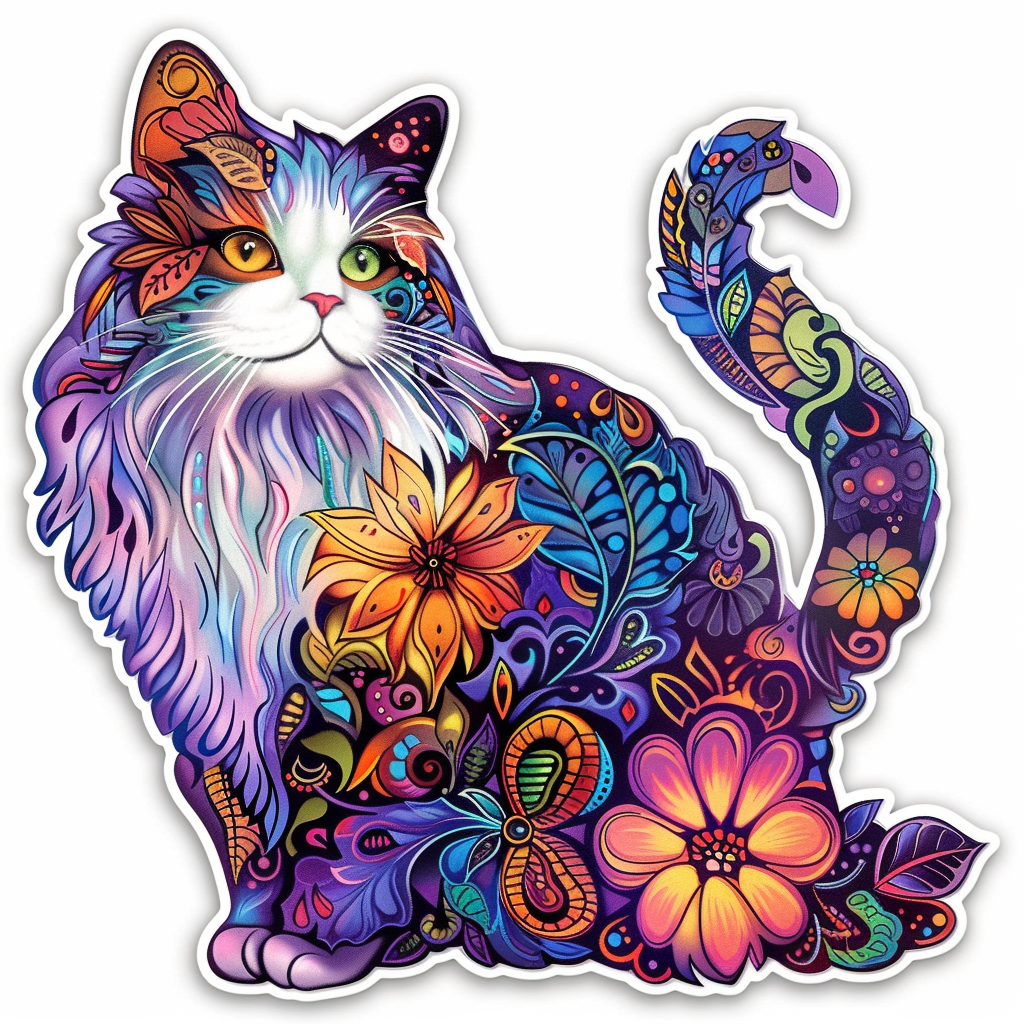 Ragdoll Cat Vinyl Decal Sticker for Car, Laptop, Tumbler and more # F06756