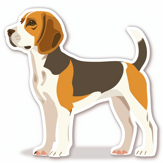 Beagle Dog Vinyl Decal Sticker for Car, Laptop, Tumbler and more # F06834